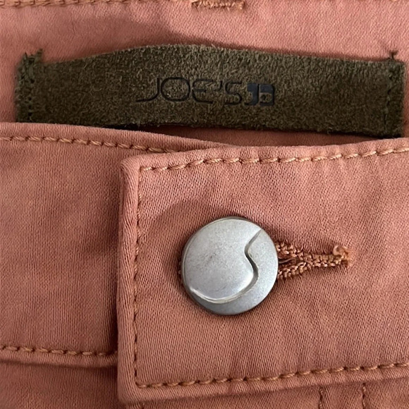 Joe's Jeans Kinetic Brixton Straight & Narrow Jeans in Salmon - NWOT - Size 38 - Picture 4 of 9